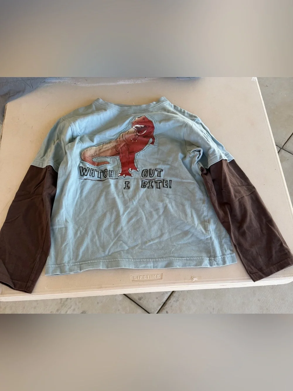 Gymboree Light Blue Long Sleeve Tee